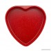 casaWare Ceramic Coated NonStick 11-Inch Heart Pan Red Granite - B07BHJT6H5